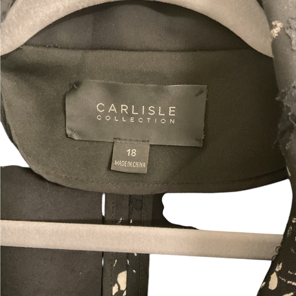 Carlisle Collection plus Sz floral jacket coat Sz 18 - Picture 3 of 4